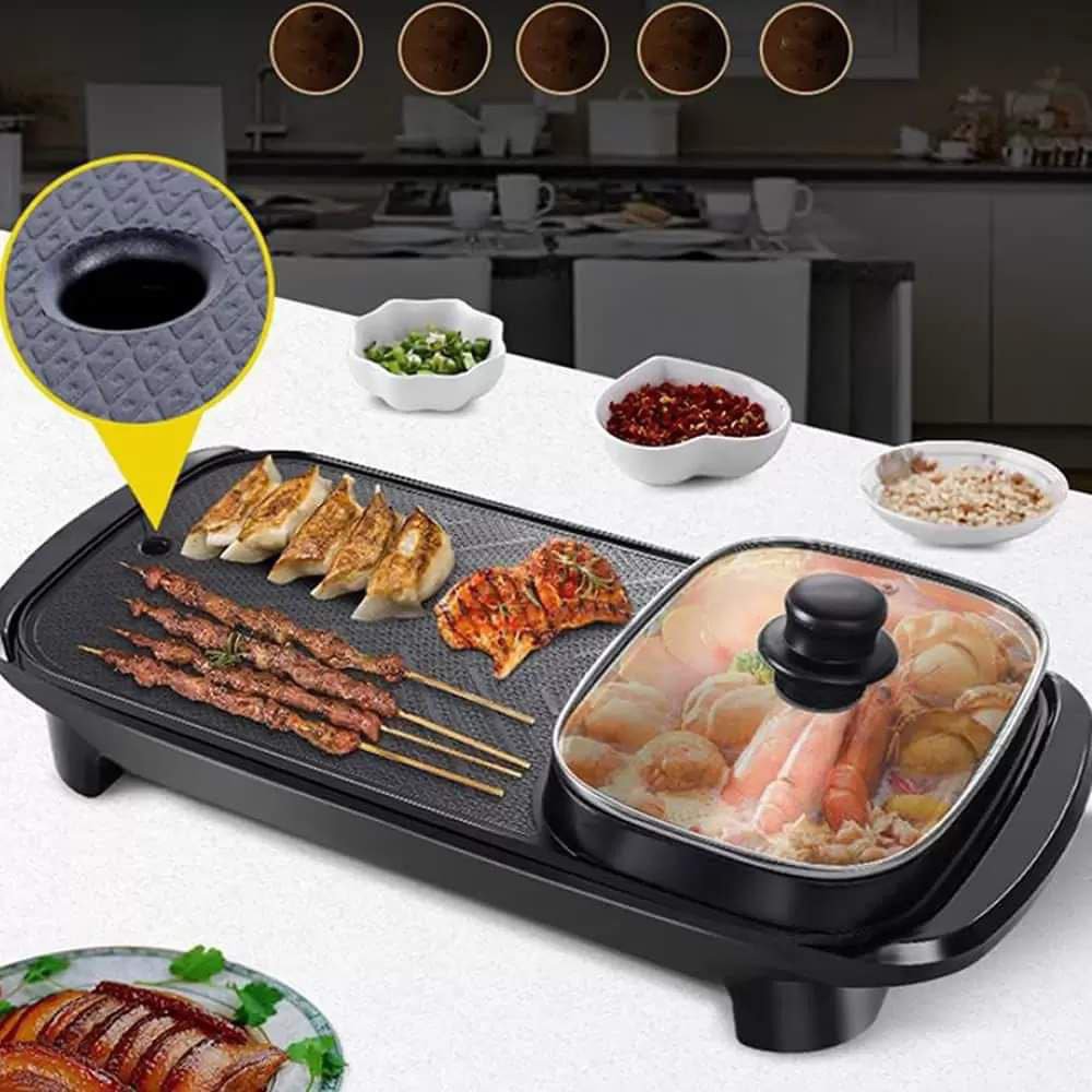 هوت بوت مع شوايه 2 في 1+مقشرة خضروات وفواكهه الترند - Image 12