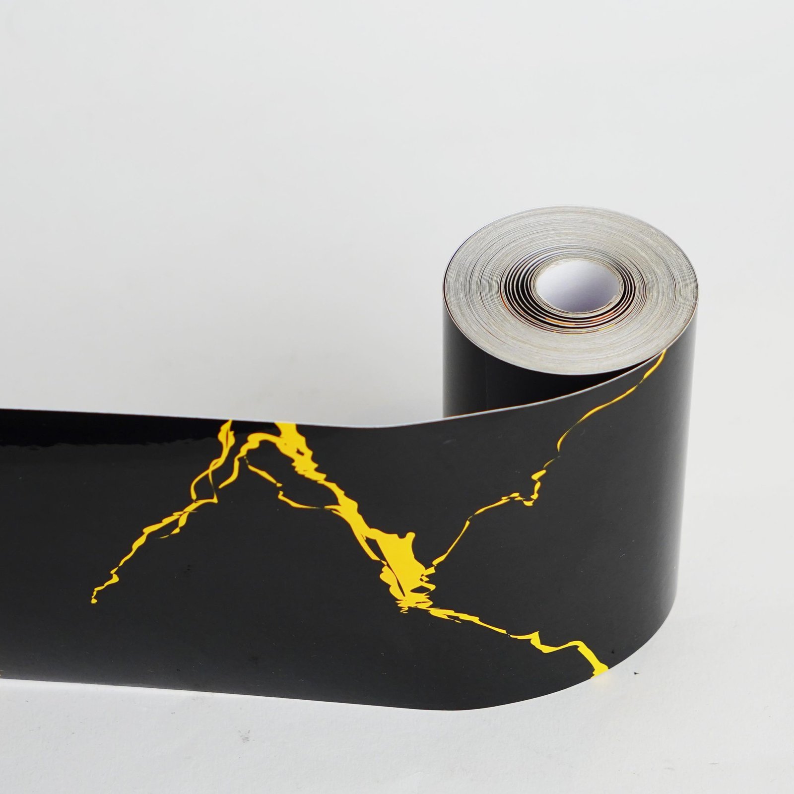 عرض ساعة حائط ديكورية فورجية مودرن مع بكرة لاصق ديكور ارضيات وحوائط ضد الماء - Image 6